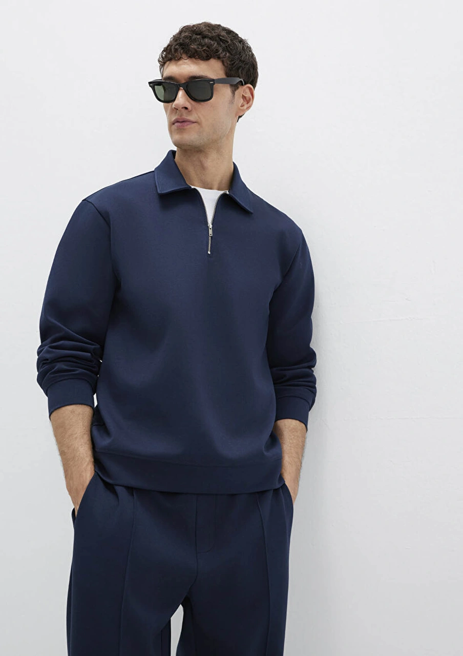 Mavi Lacivert Erkek Sweatshirt M0s10382-80872 Lacivert