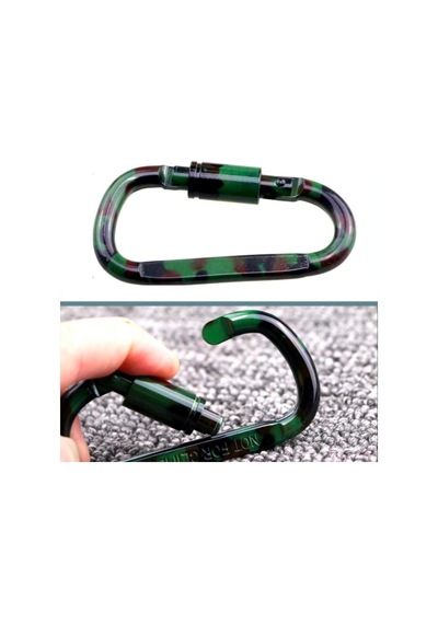 Omeniv 1 Adet Kamuflaj Karabiner Sırt Çantası Outdoor Anahtarlık