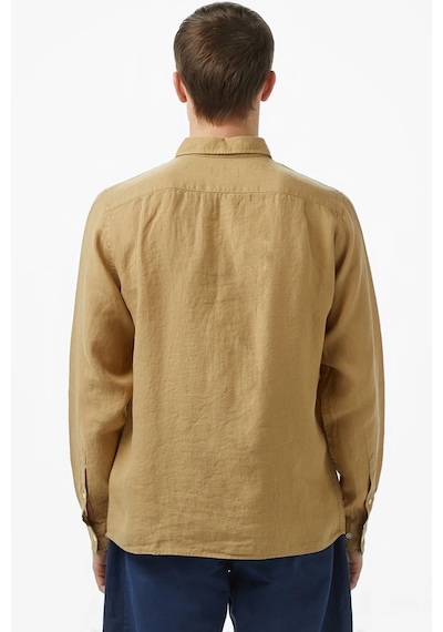 Lacoste Men's Regular Fit Button-down Collar Linen Shirt Camel Erkek Düğmeli Yaka Keten Gömlek Camel Lacoste Men's Regular Fit Button-down Collar Linen Shirt Camel Erkek Düğmeli Yaka Keten Gömlek Camel