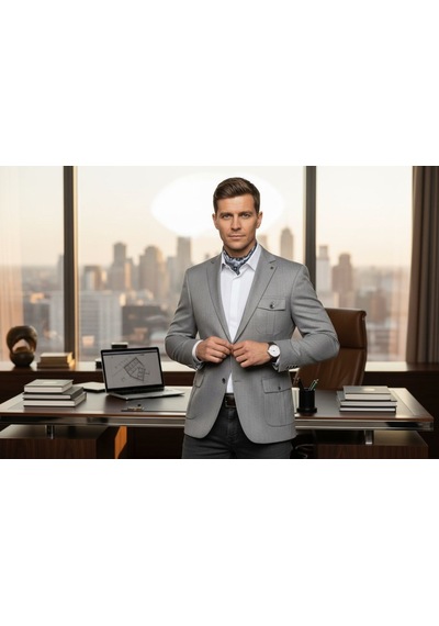 Plus Scorpion Erkek Slim Fit Gri Blazer Ceket Tek Düğmeli Kapaklı Cepli Şık Kumaş Dokulu Günlük & Ofis Kombinleri İçin Gri Plus Scorpion Erkek Slim Fit Gri Blazer Ceket Tek Düğmeli Kapaklı Cepli Şık Kumaş Dokulu Günlük & Ofis Kombinleri İçin Gri
