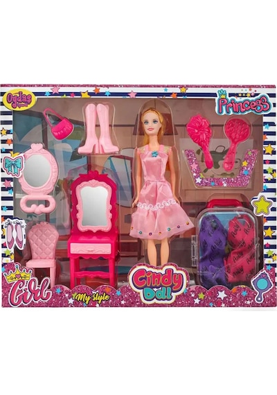 Cindy Doll Bebekli Güzellik Seti Ve Bavul 02454