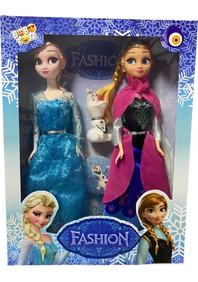 Karlar Ülkesi Frozen Elsa 2'li Elsa Ve Anna Karakter Figür Set
