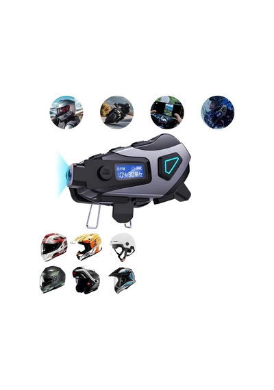 Motosiklet Kask Kulaklığı Bluetooth 5.3 Kamera Ve Fm Radyo Destekli 67653168