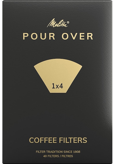 Melitta 1X4® Pour Over Kahve Filtre Kağıdı 40 Adet