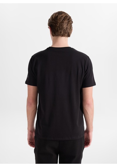 Discovery Expedition Siyah Pamuk Karışımlı T-shirt D6sm-tst3723