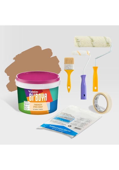 Bi Boya Tek Oda Boyama Seti 2.5 L Datça Bademi