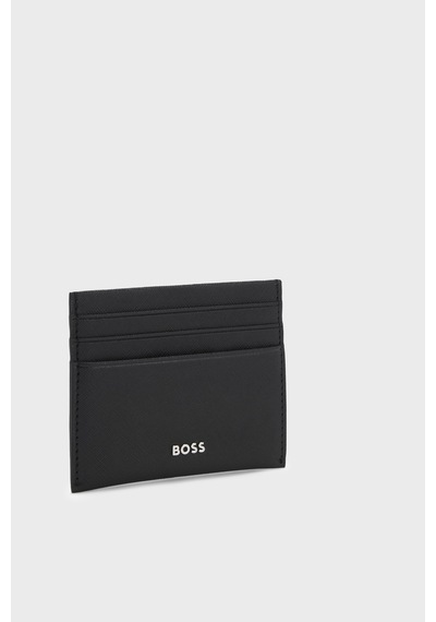 Boss Logolu Deri Kartlık Erkek Kartlık 50568400 001 Siyah SİYAH