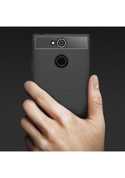 Sony Xperia L2 Kılıf Zore Room Silikon Kapak Lacivert