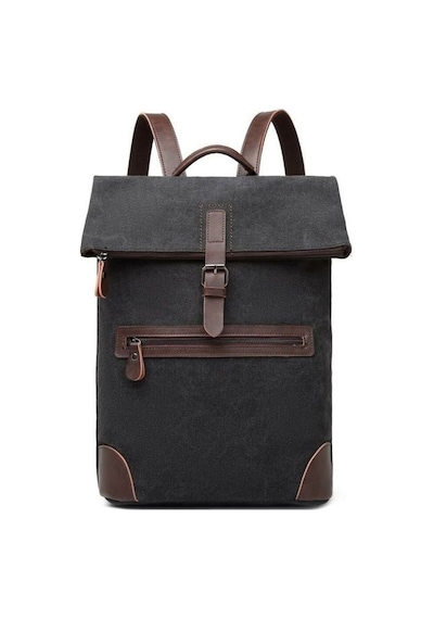 Cactive Kanvas Siyah Unisex Sırt Çantası CTV-1300