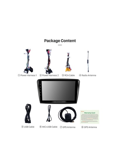 Skoda Superb 2009-2013 Multimedya Navigasyon Usb Kamera Carplayer 4 Ram