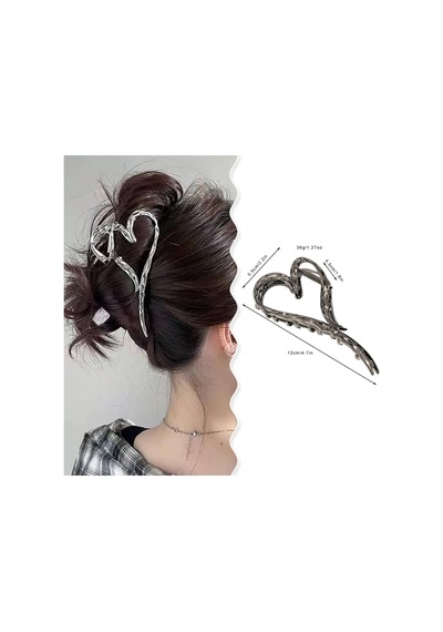 Metal Gümüş Renk Büyük Boy Mandal Toka Gümüş - 789183564 Gümüş - 789183564 Gümüş