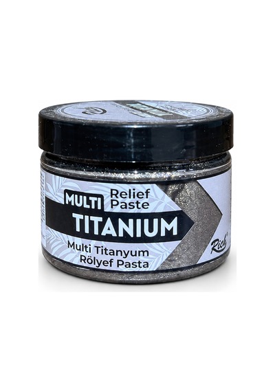 Rich Multi Titanyum Rölyef Pasta 150 Ml Taş Gri