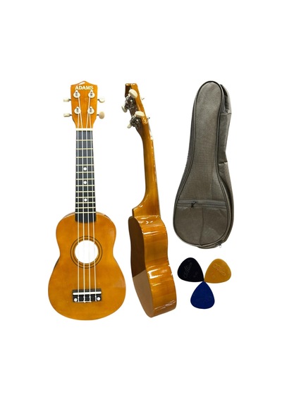 54 Cm Soprano Kahve Ukulele Kılıf Ve Pena Dahil