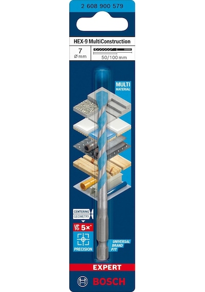 Bosch Expert Hex-9 Multiconstruction Delme Ucu 7 X 50 X 100 Mm  - 2608900579