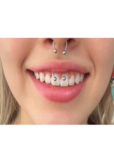 36 Adet Birden Halka Gümüş Renk Piercing Gümüş