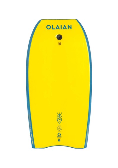 Çocuk Bodyboard - Tutma Saplı - Mavi/sarı - 100