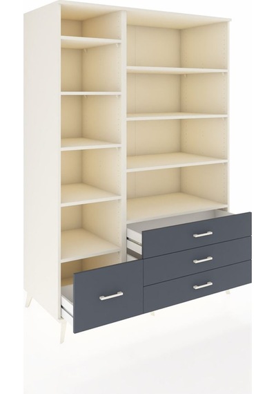 Kronos Dolap 9 Raflı 4 Çekmeceli 132x59x195 Aytaşı-aytaşı/an... Aytaşı