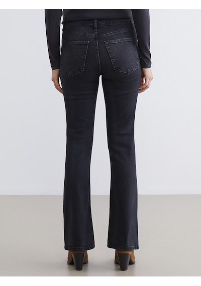 Lcw Jeans Siyah Flare Kadın Jean Pantolon