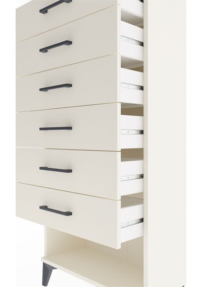 Arges Dolap 6 Çekmeceli 60x30x134 Aytaşı-aytaşı Aytaşı