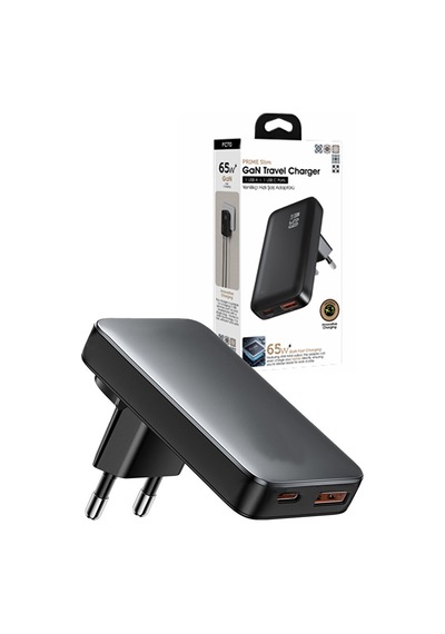 65w Gan Pd Hızlı Şarj Adaptörü 1xusb 1xtype-c Yenilikçi H