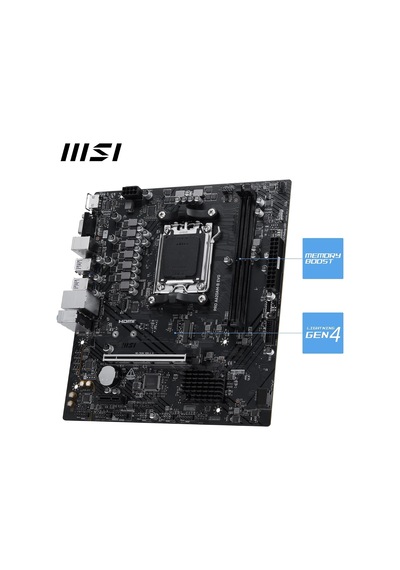 Mb Pro A620am-b Evo Am5 Ddr5 6800mhz Oc Argb Hdmı Vga M.2 Usb3.2 Jargb V2 Matx