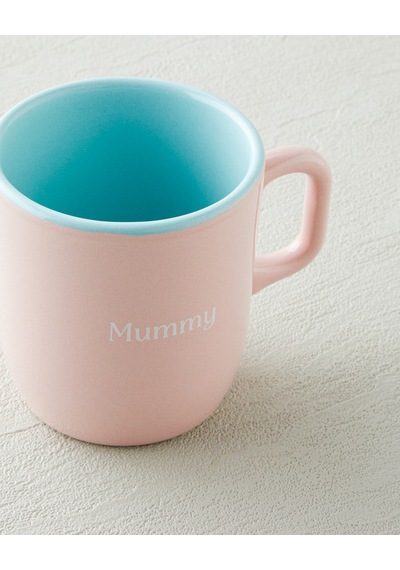 Mini&mummy Seramik İkili Kupa 150-230 Ml Mavi - Pembe