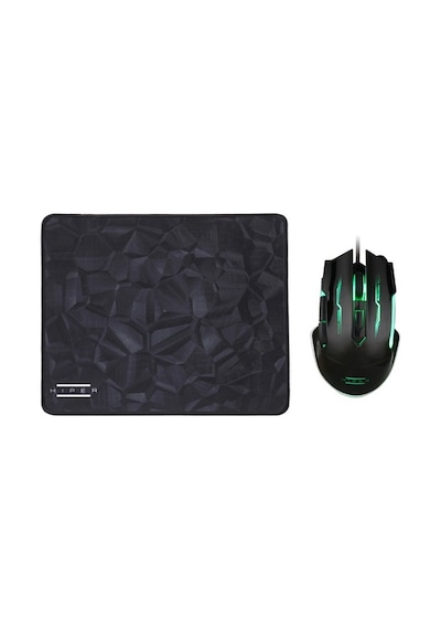 Hiper Black Widow X20 Oyuncu Mouse + Mousepad Set