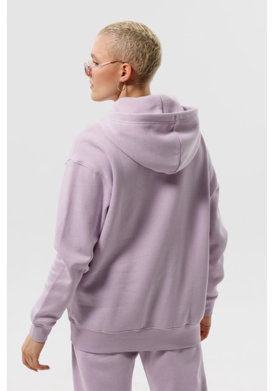 Nike Sportswear Collection Essentials Oversized Hoodie Büyük Beden Kapüşonlu Kadın Mor Sweatshirt Mor