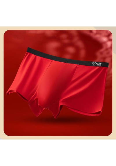 Ece's Design Modal Erkek Boxer 2 Parça 1004 Kırmızı - Siyah