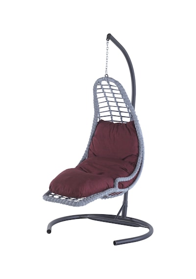 Rattan Rest Salıncak - Koyu Gri Rattan Rest Salıncak - Koyu Gri