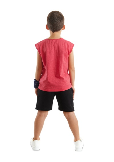 Dinosaur Expert Erkek Çocuk Yazlık Kolsuz T-shirt Şort Takım