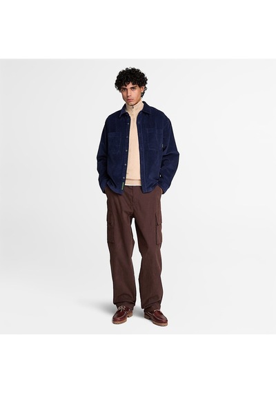 Timberland Corduroy Overshirt Erkek Gömlek-34596 Lacivert