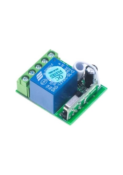 1 Kanal 433 Mhz 12V Kablosuz Rf Alıcılı Röle Kartı
