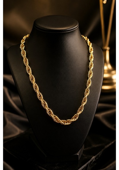 Gold Renk Zirkon Kolye Gold - 902513034 Gold