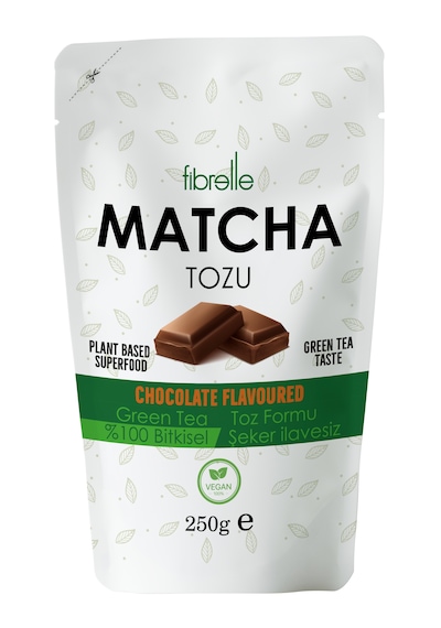 Fibrelle Matcha Çayı Çikolata Aromalı 250g