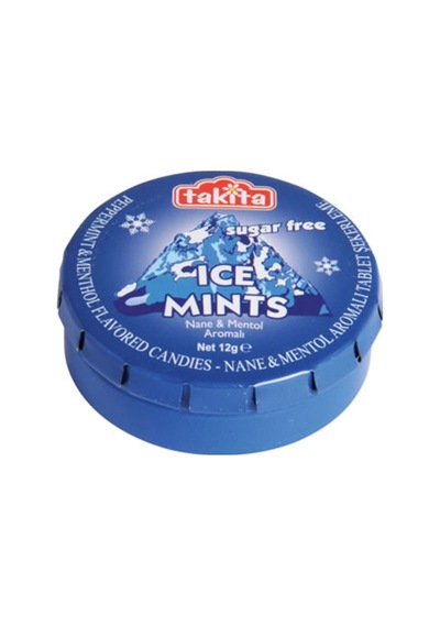 Takita Ice Mints Şekersiz Tablet Şeker 12 G - 7 Adet Tarı