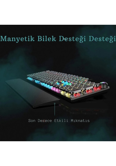 Techtic F2088 Mekanik Kablolu Klavye Mouse Seti