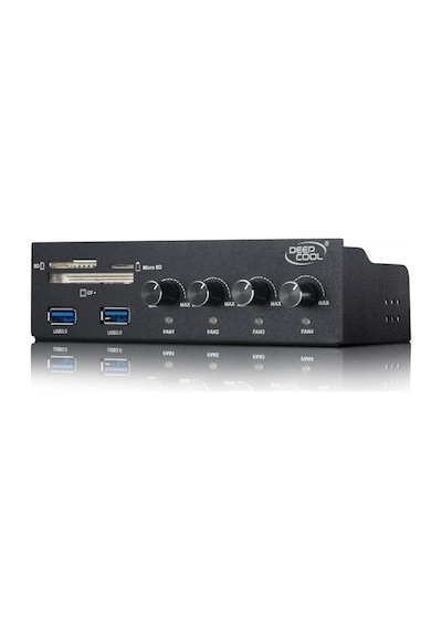 DEEP COOL ROCK MASTER V3.0 On Panel 5.25" Yuva 2xUSB, CF/SD/Micro