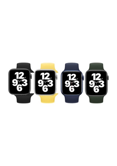 Apple Uyumlu Watch Ultra 49mm Kordon Krd-31 Solo Loop Medium Strap Kayış - Pembe