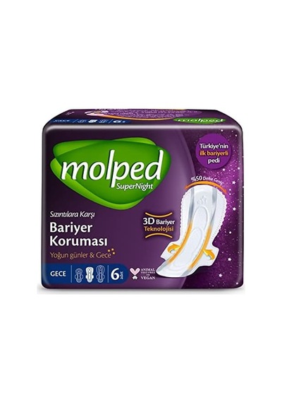 Supernight Uzun Gece Pedi 1 X 6 Adet