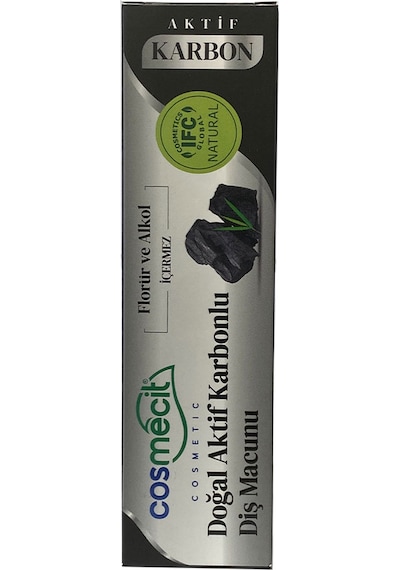 Cosmecit Doğal Aktif Karbonlu Diş Macunu 125 Gr