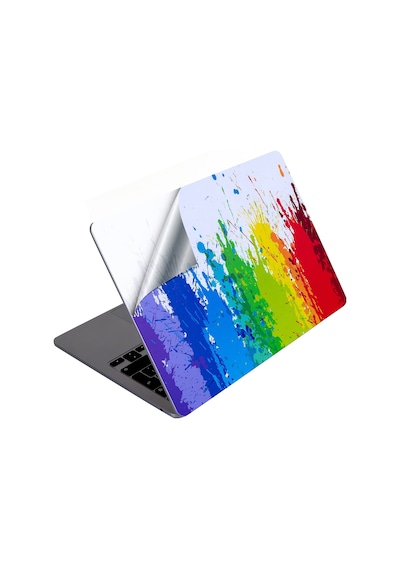 Apple Uyumlu Macbook Air M1 Kılıf Sticker Yapıştırma Kaplama Laptop Koruyucu Touchıdli M1 Air A2337 İle Paint01nl Karışık