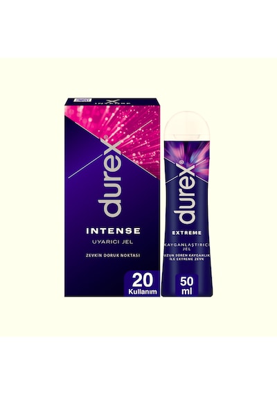 Durex Extreme Jel 50 ML + Intense Uyarıcı Jel 20 Kullanımlık