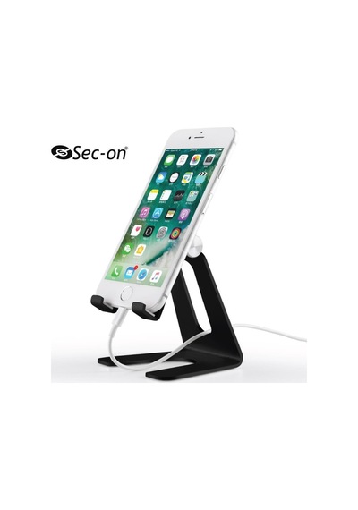 Sc-500 Katlanabilir Alüminyum Masaüstü Telefon Tablet Standı Siy SİYAH,GRİ