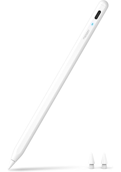 Metapen Kalem A8 İpad 2018-2025 İle Uyumlu, 2x Daha Hızlı Şarj, Avuç Içi Reddi, Eğim Hassasiyeti Stylus Kalem 1