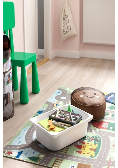 Ikea Beyaz Dayanıklı Saklama Kutusu 42x30x10 Cm Oyuncak Düzenleyici Çocuk Odası