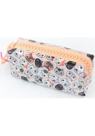 Unicus Big Zip Kedili Kalem Kutu Uncs-1082 Çok Renkli