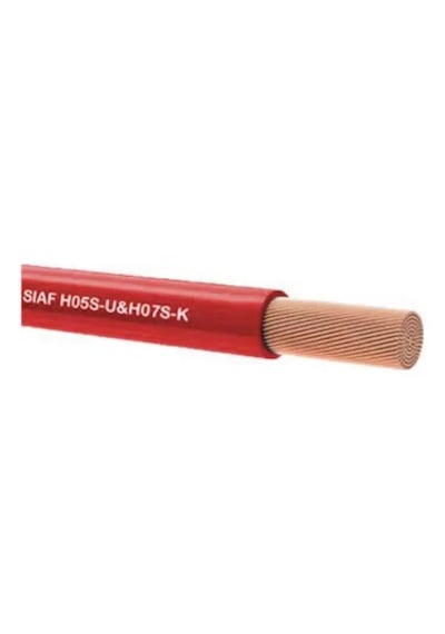 Kablo Yanmaz 1 Mm Çok Telli Tek Damarlı Kırmızı 20 Metre Top
