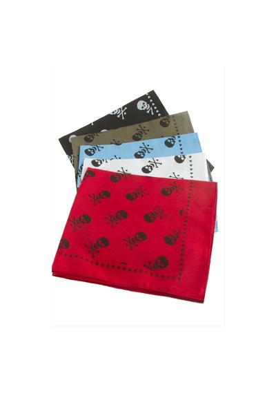 Kuru Kafa Desenli Keten Bandana 50 50