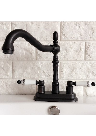 Banyo Lavabo Bataryası Ankastre Mat Siyah 22.5 CM